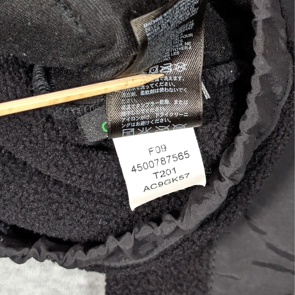 The North Face Fleece Jacket Boys XL Full Zip Black Polartec